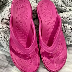 CROCS WEDGE FLIPFLOP SANDALS Size 8